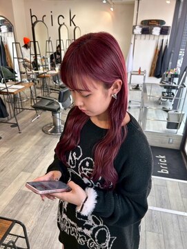 ブリックバイブレイス 千葉 千葉中央(brick by brace) 千葉駅/オリーブグレー/小顔/ココアベージュ