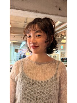 ゆるふわボブ、ブラウンカラー