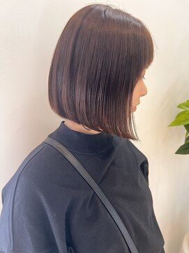 ナンブスカイ(nambu-SKY) 王道まとまるボブ×やわらかベージュ