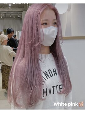 ウィットサークル(wit circle) ホワイトピンクカラー