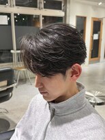 ハイプ 枚方(HYPE)&nbsp;フェザーパーマ/センターパート/メンズパーマ/メンズカット