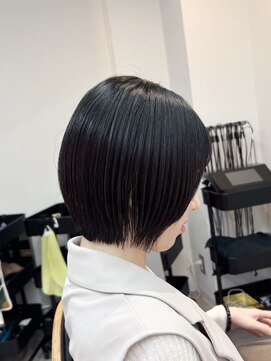 トト 船橋店(toto.) ☆ココアベージュ小顔オリーブグレークラゲヘアーショート[船橋]