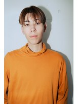 ウェルネス(Wellness) メンズ前下がりシースルーマッシュ