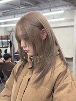 ニコトウキョウ 新宿(nico TOKYO)&nbsp;ダブルカラーミルクティーピンクホワイトパープルハイトーン韓国