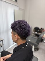 シュプール(SPUL) 色落ちを楽しめるパープルカラー