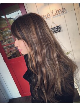 ヘアー リノリノ(hair Lino Lino) ハイライトカラー