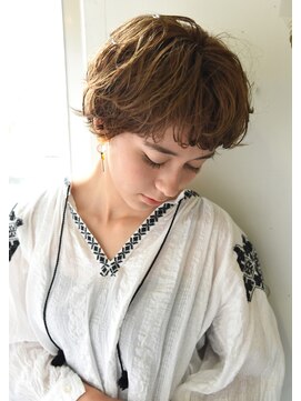 ユノ(juno) 【juno】外国人風クセ毛カールパーマ☆ベリーショート