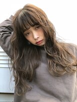 ヘアサロンエム 川越(HAIR SALON M)&nbsp;アッシュブラウン透明感☆くせ毛風ロング