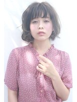 ラフィス ヘアー ルーム 難波本店(La fith hair room)&nbsp;【La fith】 透明感グレージュ×ボブスタイル