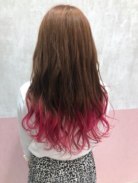 リー 梅田(Lee) Lee梅田★グラデーションカラー×ラズベリーピンク