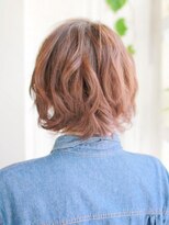 ヘアメイク ナル(hair make nalu)&nbsp;ピンクベージュのゆるカジュアルスタイル