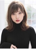 透け感アッシュバイオレットミディアム