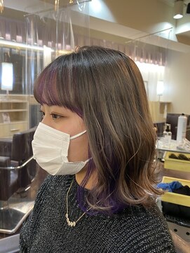 アサンタ サナ(Asante sana) 【Asante】フェイスフレーミング purple