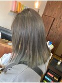 外国人風 透け感ヘアー