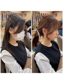 ローバー(ROAVER) ROAVER 山下美穂　韓国ヘア　ダブルカラー　シールエクステ