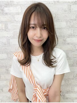 オーロ 西宮店(ORO) 大人かわいいフェザーバング