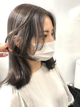 ラブクロムトーキョー オモテサンドウ(LOVECHROME OMOTESANDO) あざと後れ毛/フェイスレイヤー/くびれヘア/メルティカラー