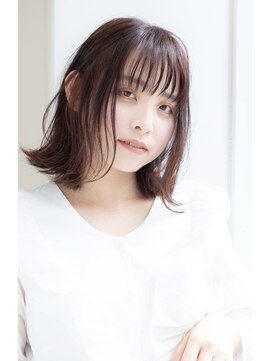 マッシュアンドマッシュアヴェダ ららぽーと福岡店(mash&mash AVEDA) 【髪質改善】切りっぱなしボブ 20代30代40代 ららぽーと福岡