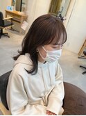 透明感がかわいいアッシュグレージュカラー☆