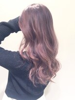 フェミニンロングメルティカラー似合わせカット_ba251761