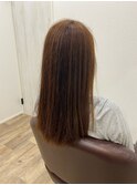 カット×ストレート(くせ毛もキレイに☆)