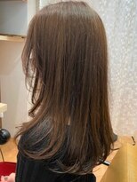 アズールサン 草加西口店(azule-sun)&nbsp;可愛いサイドバング　顔周りレイヤーラベンダーベージュ[草加駅]