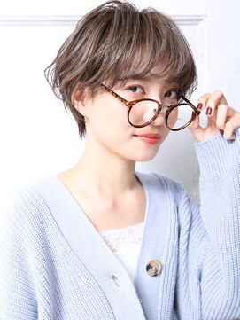 クラッチ 天王寺(CLUTCH) 大人可愛い小美髪ツヤ髪前下がりショートボブ丸みショートA5