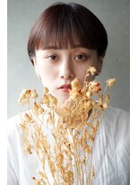 カライングドゥ(ing deux)&nbsp;大人可愛い20代30代40代黒髪前下がりショートボブ丸みショート◎