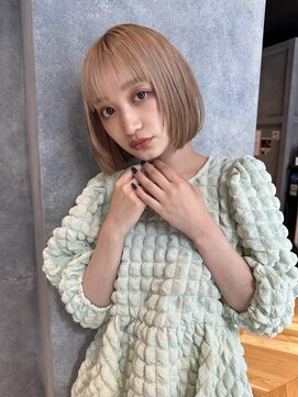 ミンクスオーバー(MINX OVER) セミディカールシアカラー姫カットダークアッシュ