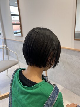 レンジヘアー(lange hair) ショートボブ【鈴鹿/四日市/津/ブリーチなし/ストレート】