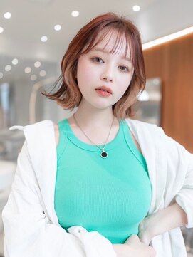 イオ 本厚木(io) レイヤーボブインナーカラーくびれ似合わせカットイメチェン小顔