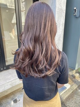 コフィー バイ メルト 吉祥寺(cofy by melt) 【松本咲花】春カラーピンクブラウン韓国風ロングレイヤーカット