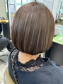 ヘアメディカルサロン 札幌 乾かすだけでまとまりやすいボブは朝が楽ですね！