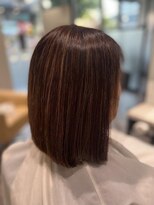 メイン(MAIN)&nbsp;細めハイライト白髪ぼかし