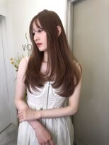 ボタン ハカタ(VOTAN hakata)&nbsp;◎votan_yuka◎ レイヤーカット/ベージュカラー/ロングヘア