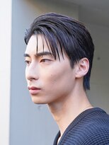 センターパートカルマパーマワンカールパーマ韓国ヘアガイルヘア