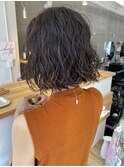 ボブコスメパーマ☆アッシュブラウン