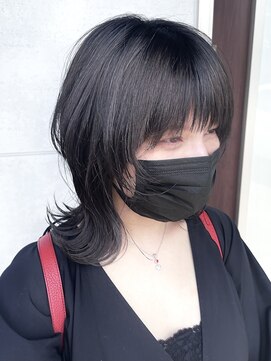 イブヘアー(eve hair) ◎ウルフ/レイヤー/暗髪/ショートウルフ/ダークラベンダー