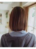 デザインカラーボブ【髪質改善/ヘッドスパ/カラー/いわき】