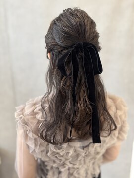 ウィル 梅田店(WiLL) ハーフアップ×リボンアレンジ