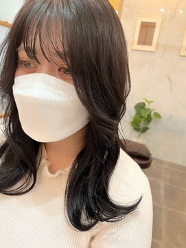 ジーナ 船橋(Zina) 髪質改善*ロングレイヤーグレーベージュ*美髪【Zina船橋】