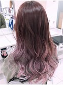 ピンクグラデーション