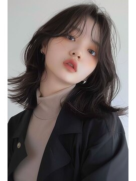 ラナ 新宿(lana) ミディアム/レイヤー/顔まわりカット【lana hair/新宿】