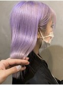 ラベンダーパープル/ダブルカラー/カット/髪質改善/韓国