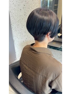 アース 南福島店(HAIR&MAKE EARTH) ツーブロック ×  ハンサムショート