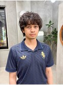 ウルフカット、ウルフパーマ、マッシュウルフ、メンズパーマ