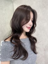 ルームバイシー 新宿(Loom. by Sea)&nbsp;□ミディアム×暗めカラー[髪質改善/フェイスフレーミング]