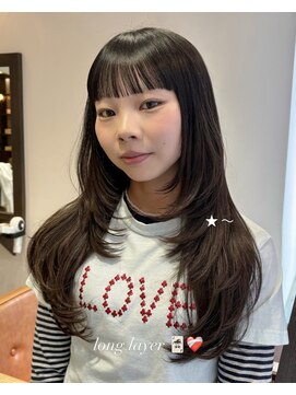 クリーク ノイズ ヘア 大手町店(CLIQUE noise hair) ざくざくロングレイヤー