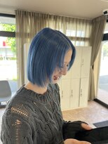 オーダイム(ou' dime) ブルーカラーケアブリーチボブヘア