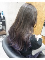 ヘアテリア リュウ 大塚(hair teria ryu) インナーカラー/パープル/ロングレイヤー